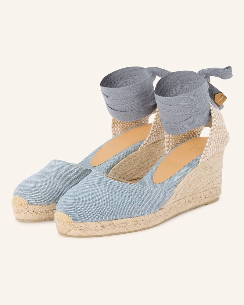 Castañer Wedges CARINA Blaugrau