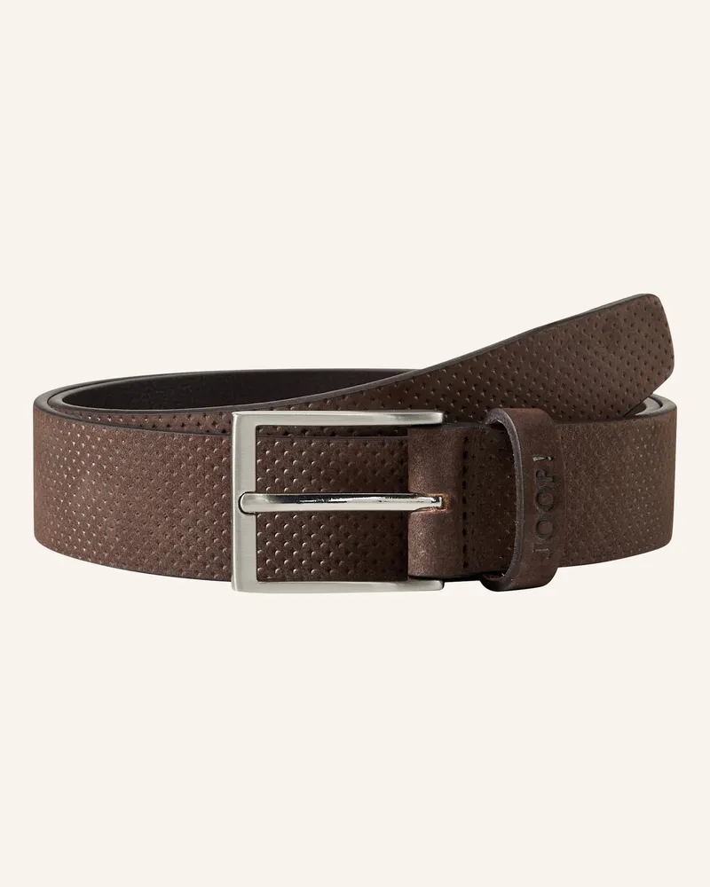 JOOP! Ledergürtel braun Dunkelbraun