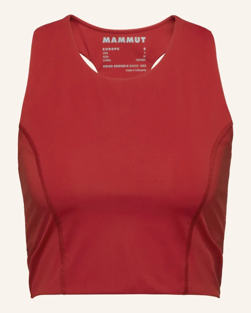 Mammut Bh-Top Massone rot Rot