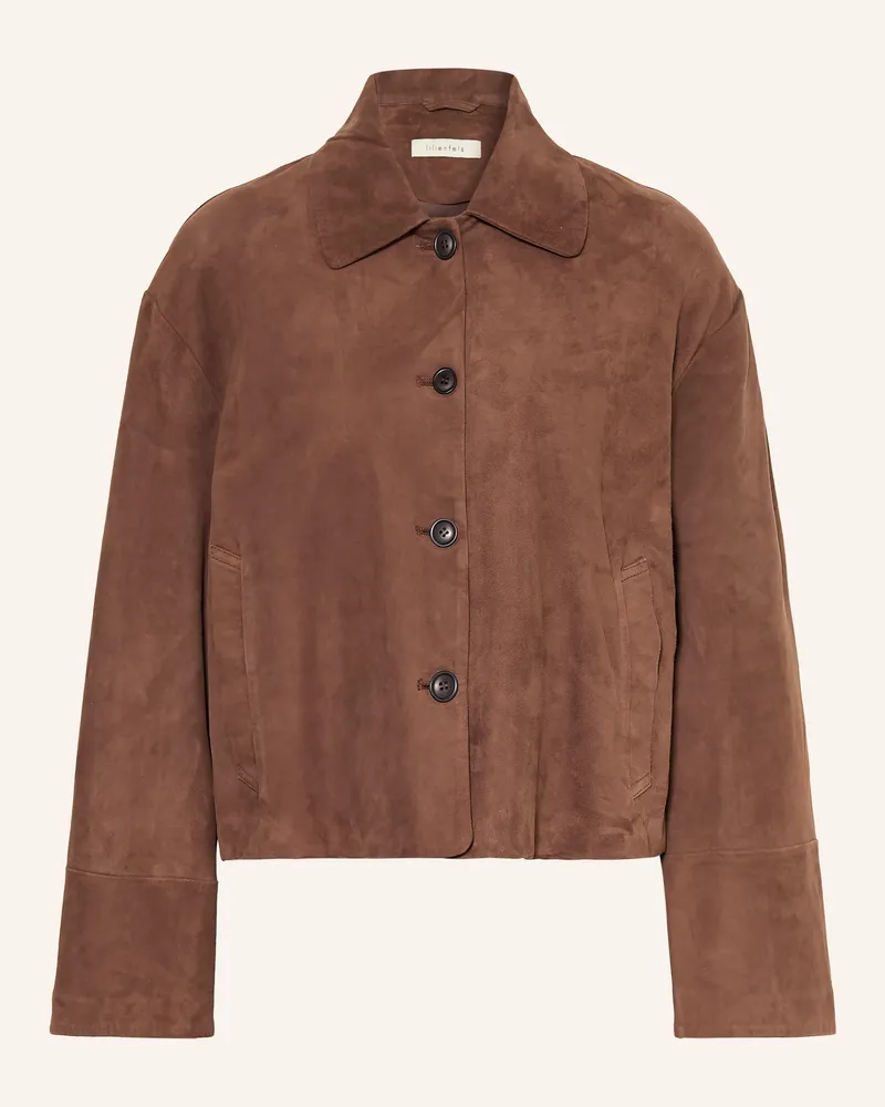 lilienfels Lederjacke Dunkelbraun