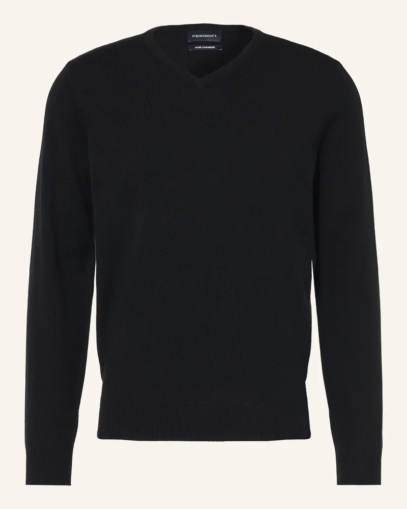 Strokesman's Strokesman Cashmere-Pullover schwarz Schwarz