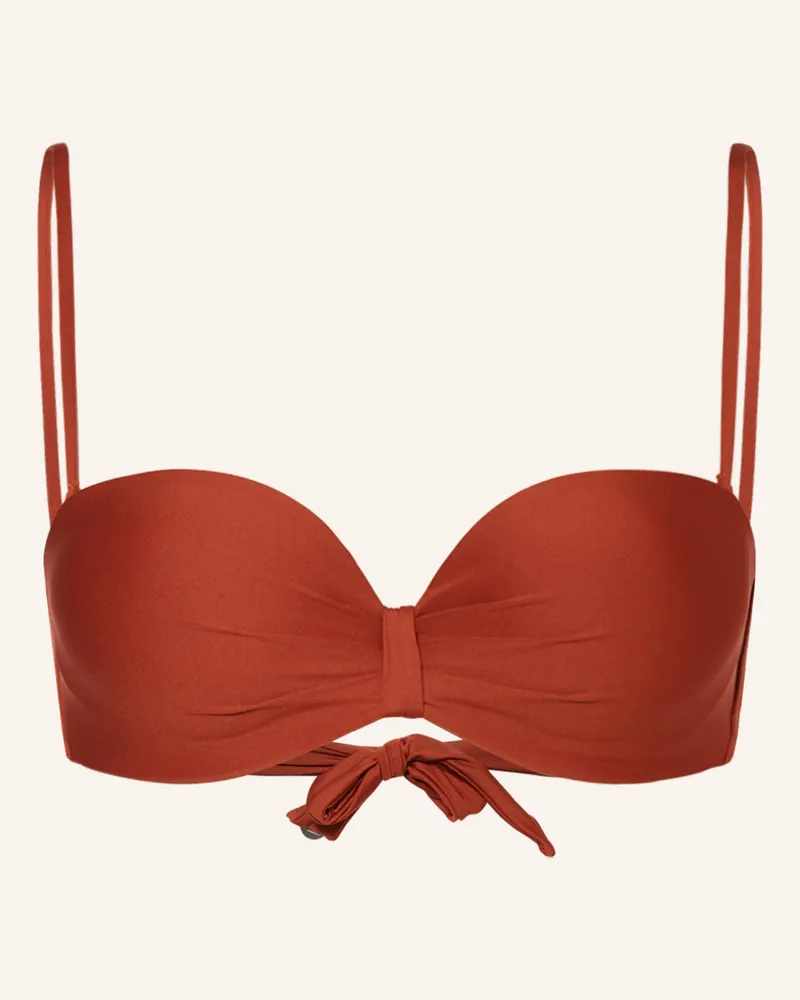 Max Mara Bügel-Bikini-Top Asia braun Cognac