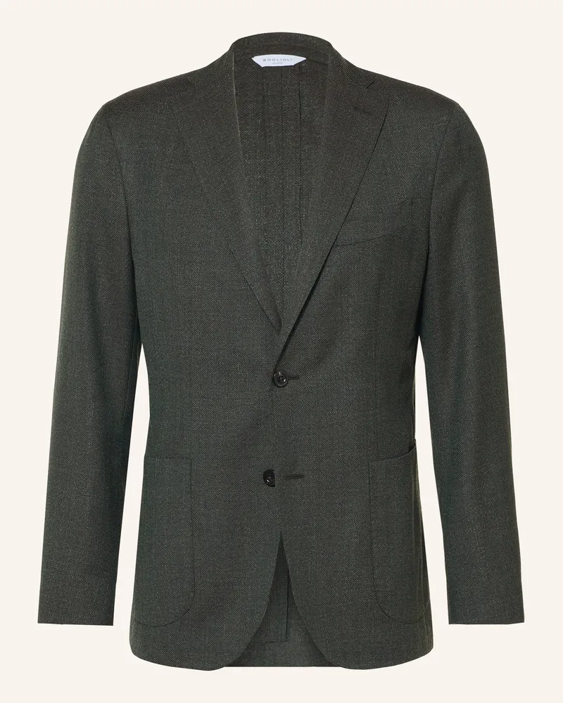 Boglioli Sakko Extra Slim Fit gruen Dunkelgrün