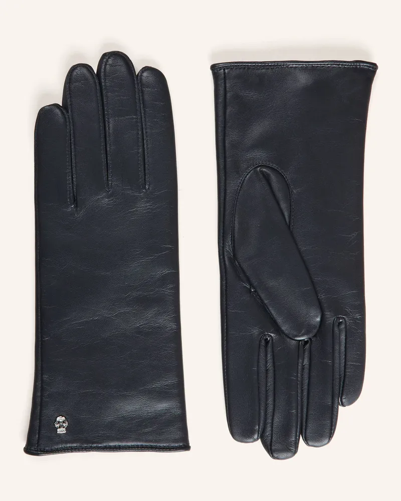 Roeckl Lederhandschuhe Hamburg blau Dunkelblau