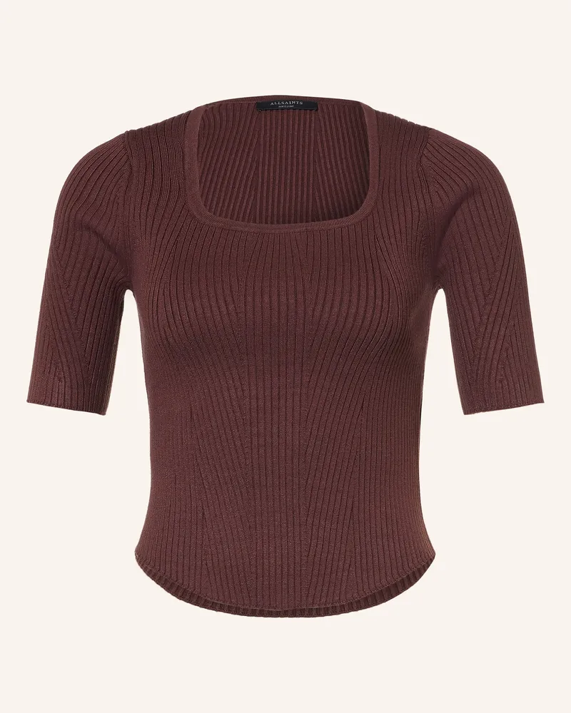 AllSaints Strickshirt Cruz Hally braun Braun