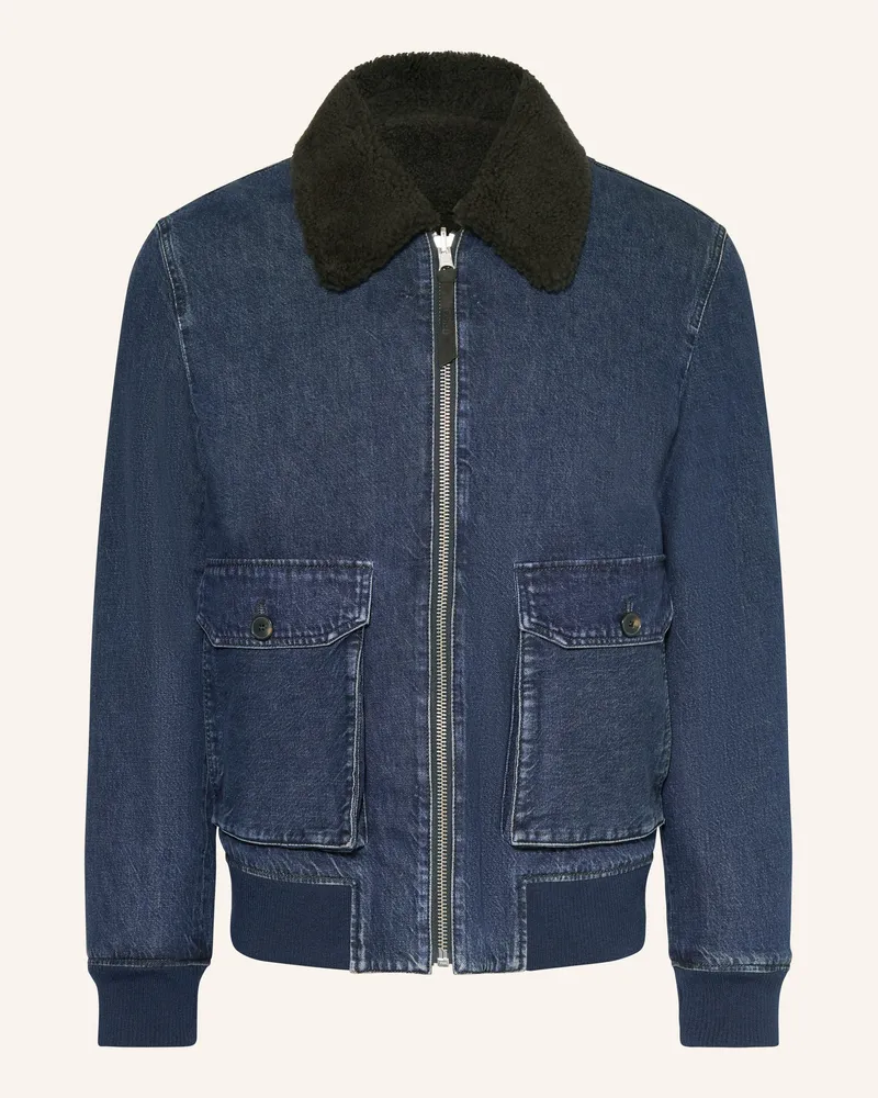 Closed Jeansjacke zum Wenden Dunkelblau