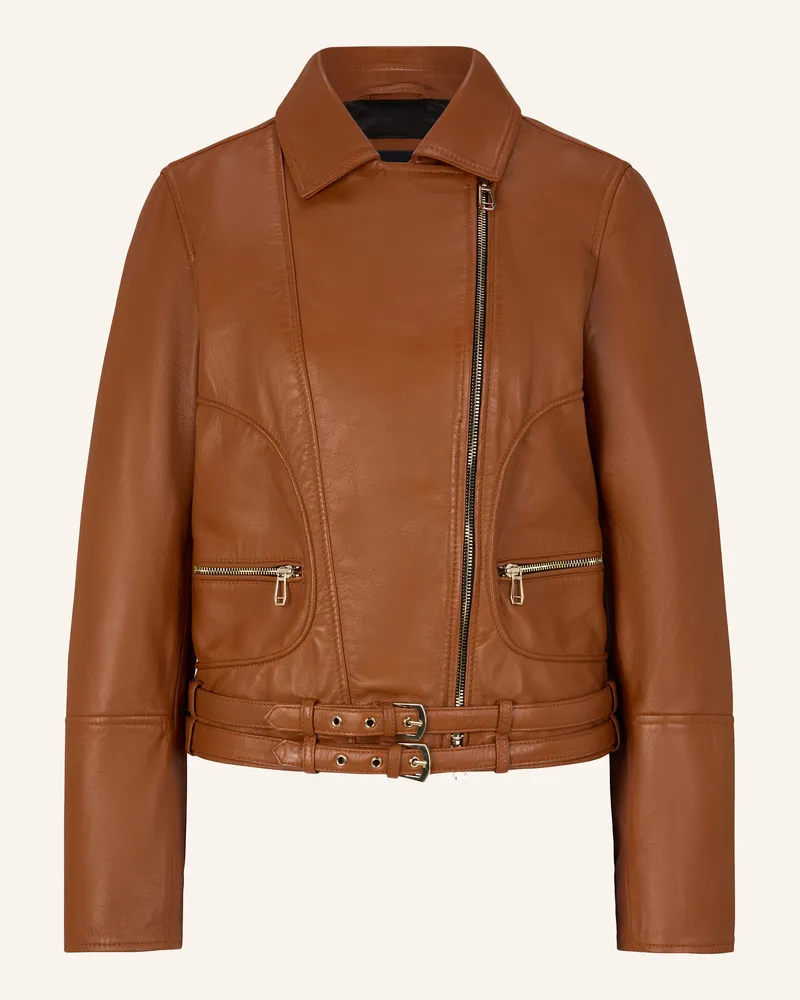 JOOP! Lederjacke Cognac