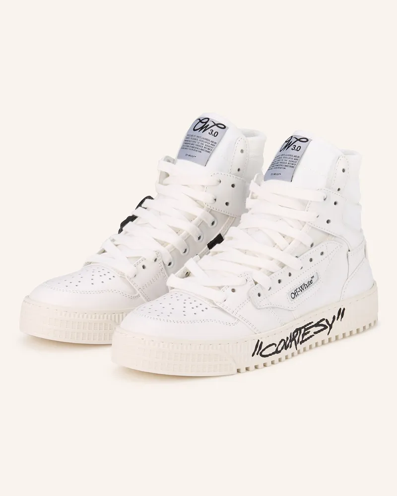 OFF-WHITE Hightop-Sneaker 3.0 OFF COURT COURTESY Weiss