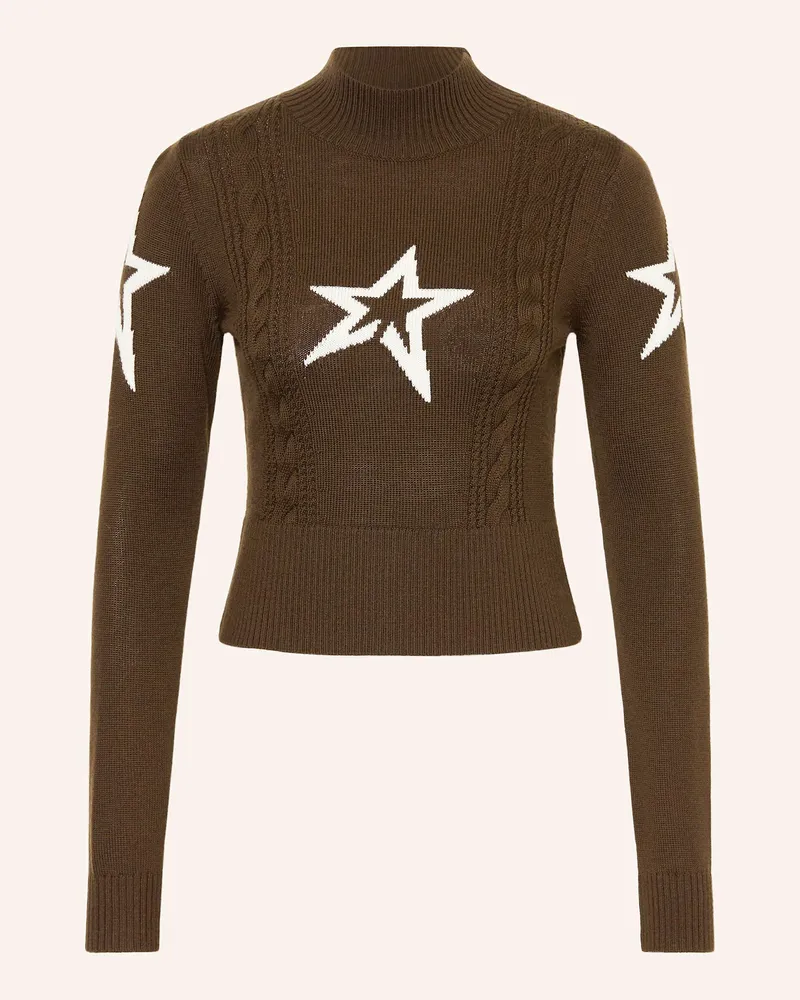 Perfect Moment Pullover CABLE aus Merinowolle 2276