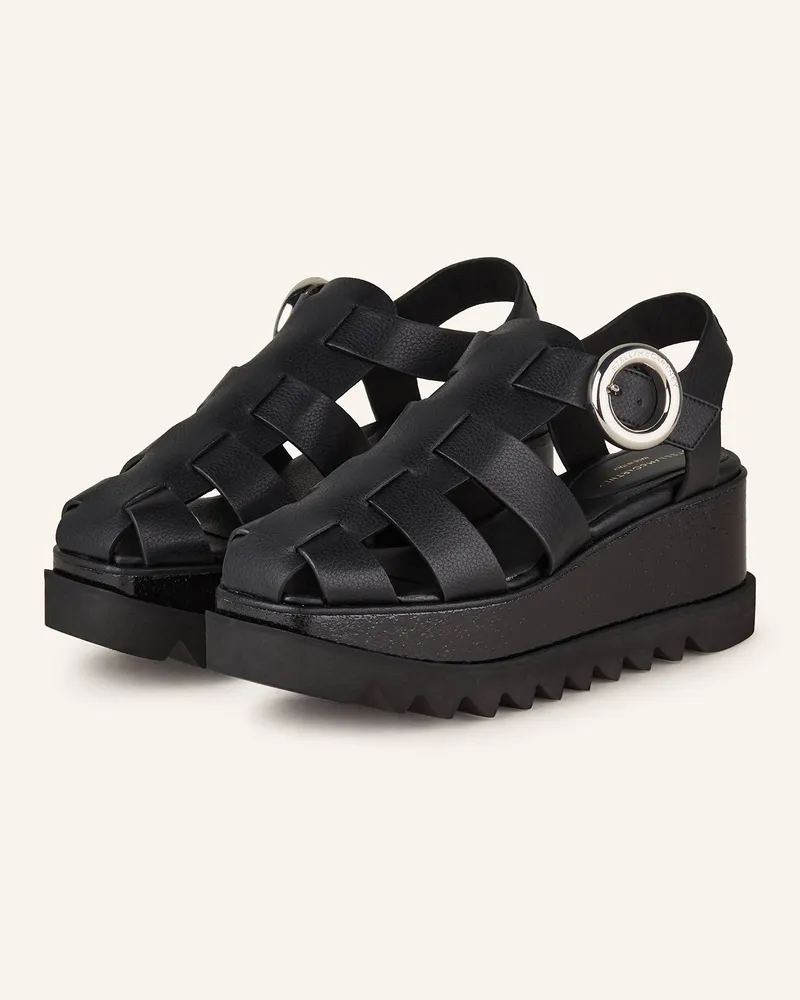 Stella McCartney Plateau-Sandaletten ELYSE Schwarz