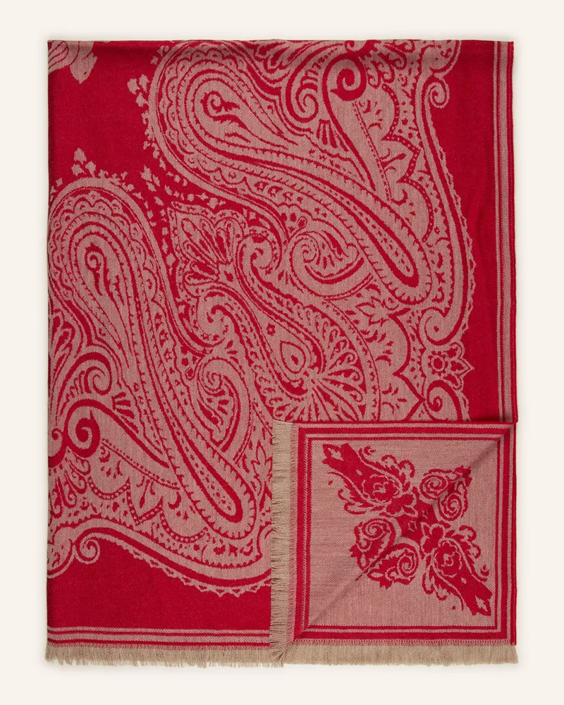 Etro Plaid rot Rot