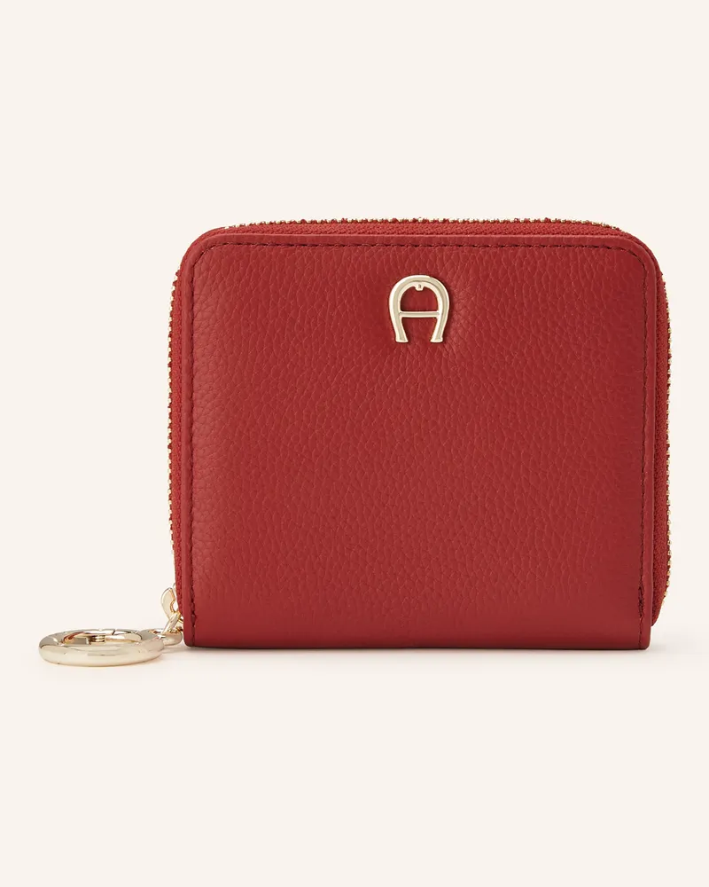 Aigner Geldbörse rot Dunkelrot