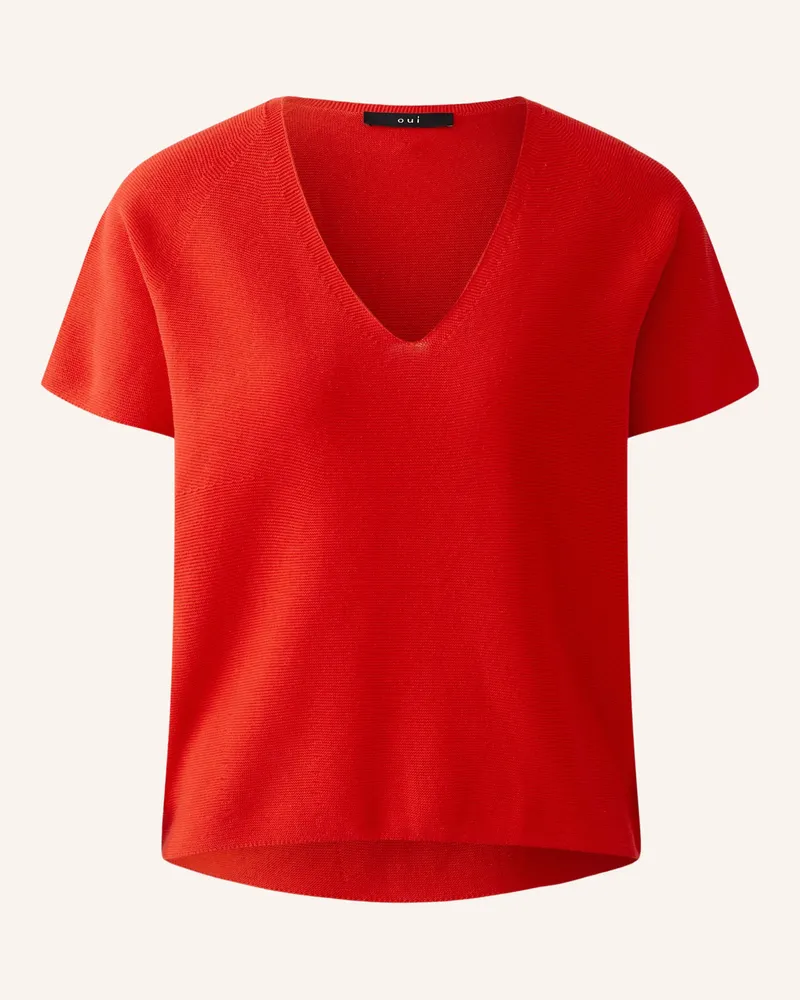 Oui  Pullover Rot