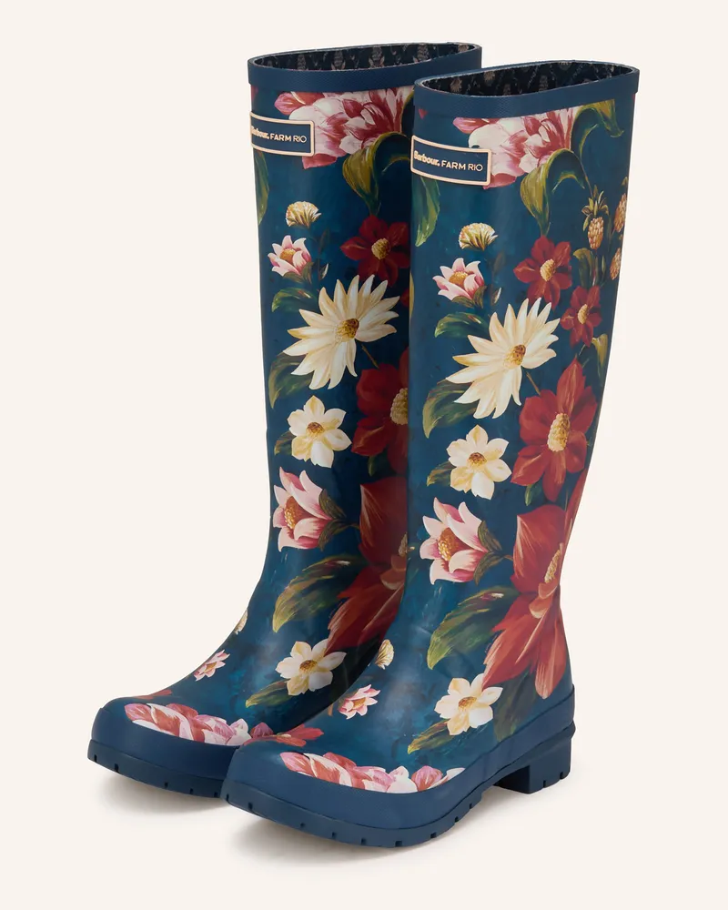 Barbour Gummistiefel Dunkelblau