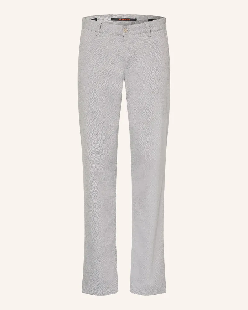 Alberto Chino Lou-New Wool Look Regular Fit grau Hellgrau