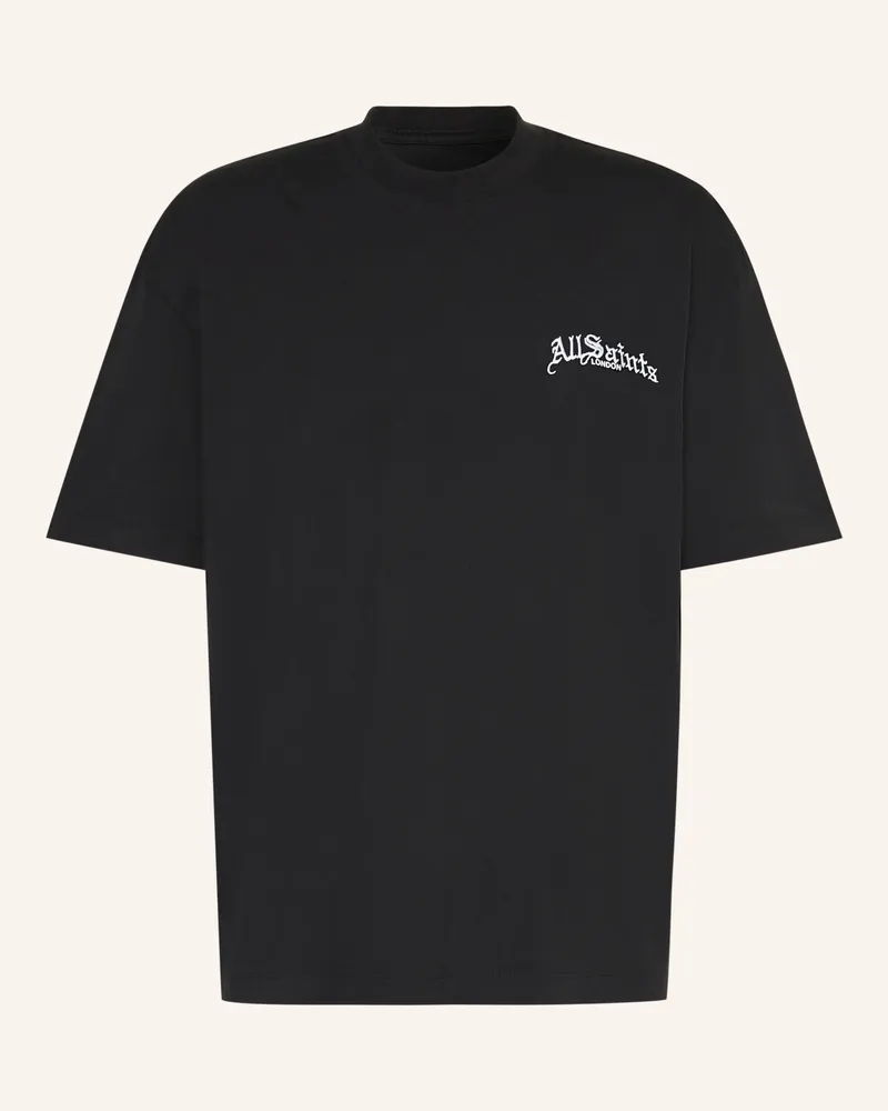 AllSaints T-Shirt Descent schwarz Schwarz