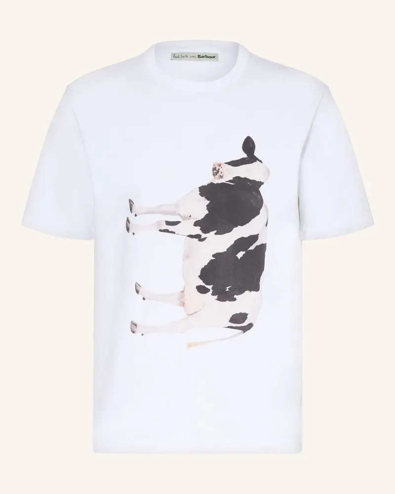 Barbour T-Shirt Weiss