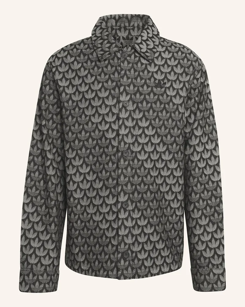 adidas DENIM MONOGRAMM HEMD Schwarz