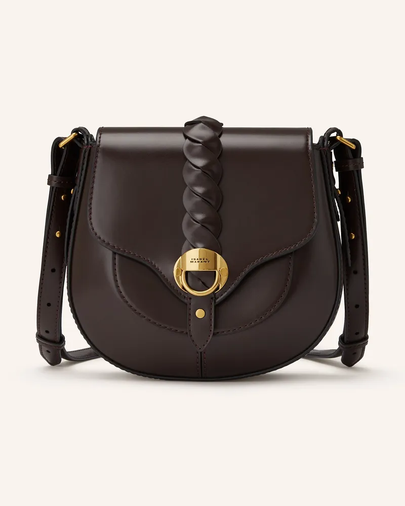 Isabel Marant Schultertasche ALTAY SMALL Dunkelbraun