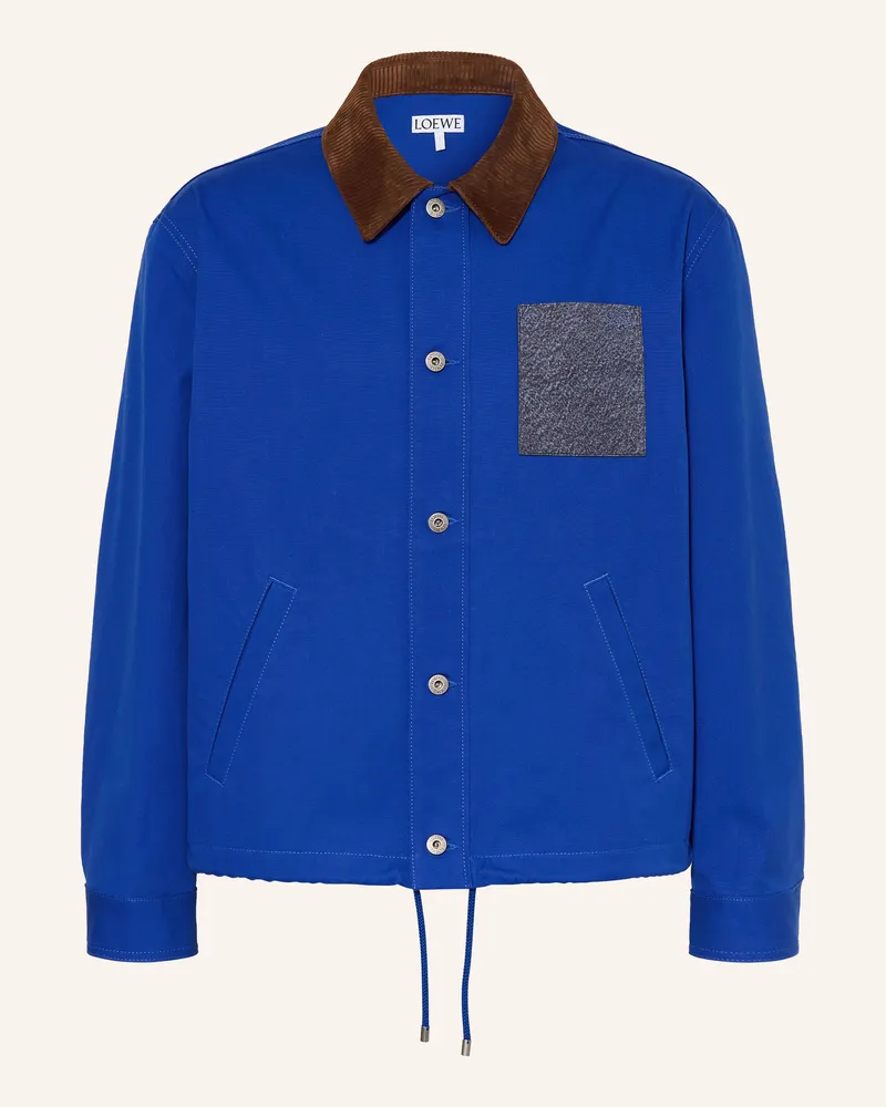 Loewe Overjacket blau Blau