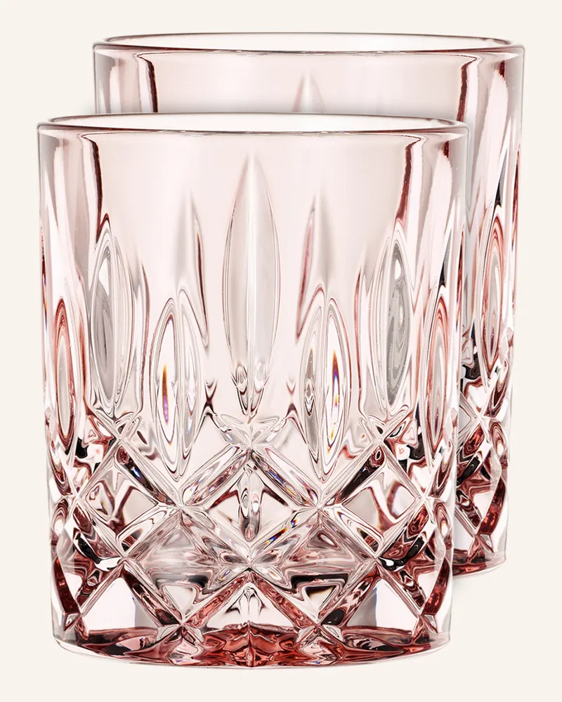 Nachtmann 2er-Set Whiskygläser Noblesse rosa Rosé
