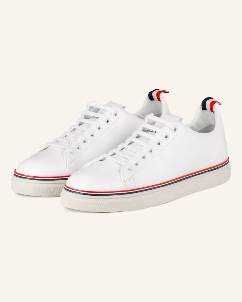 Thom Browne Sneaker - WEISS/ ROT Weiss