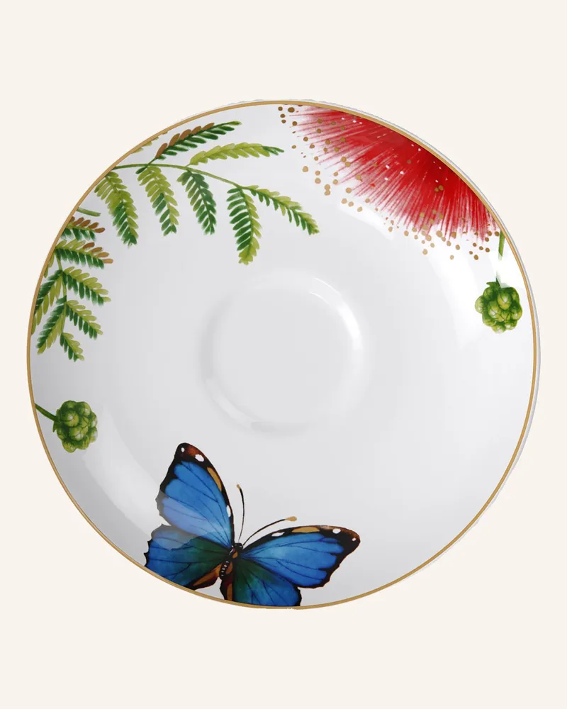 Villeroy & Boch Kaffee-/Teeuntertasse Amazonia weiss Gelb