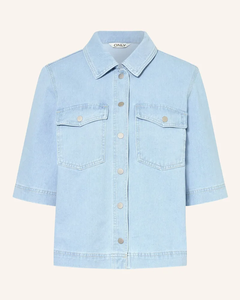 only Jeansbluse Mit 3/4-Arm blau Hellblau