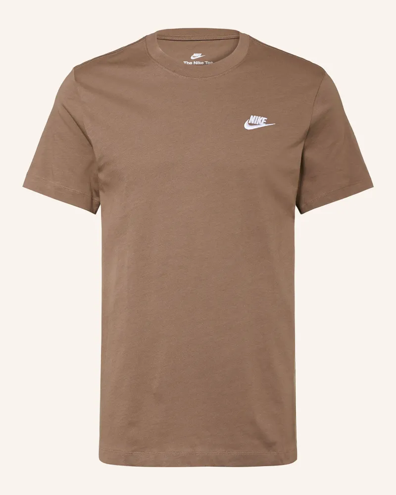 Nike T-Shirt Sportswear Club braun Dunkelbraun