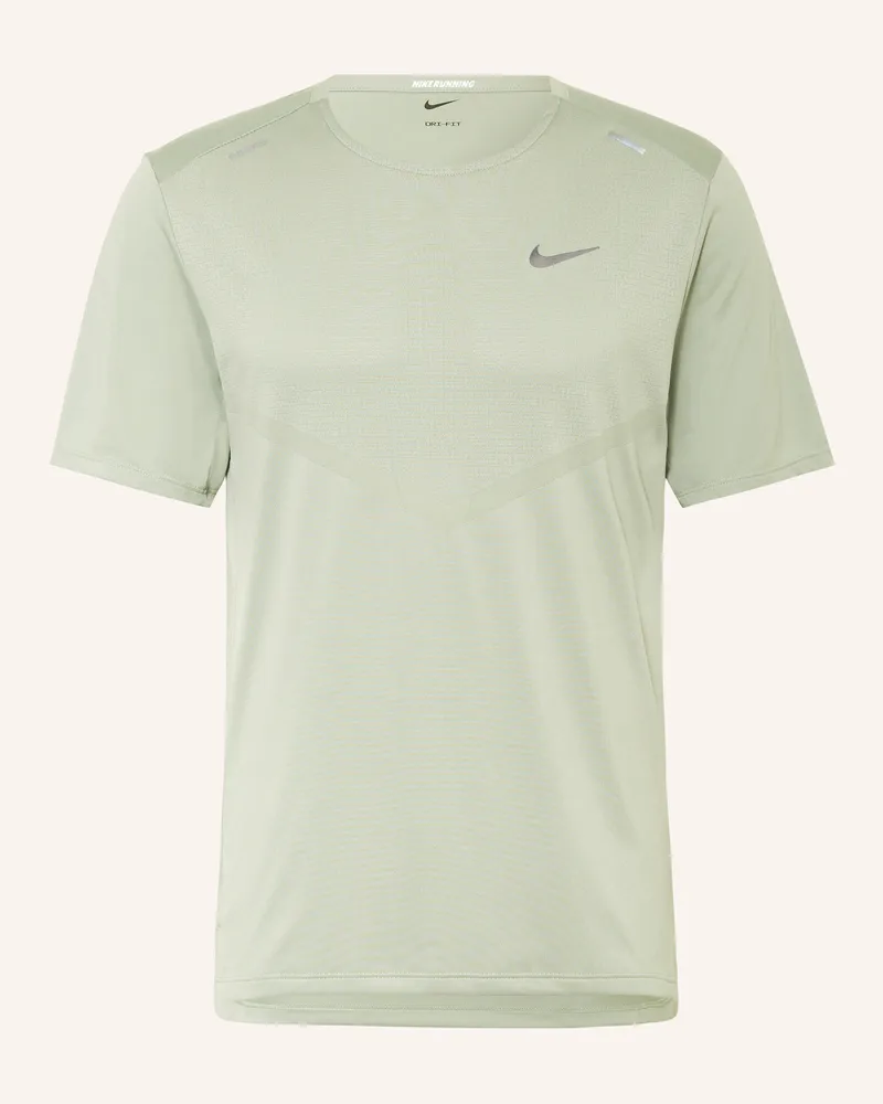 Nike Laufshirt RISE 365 Hellgrün
