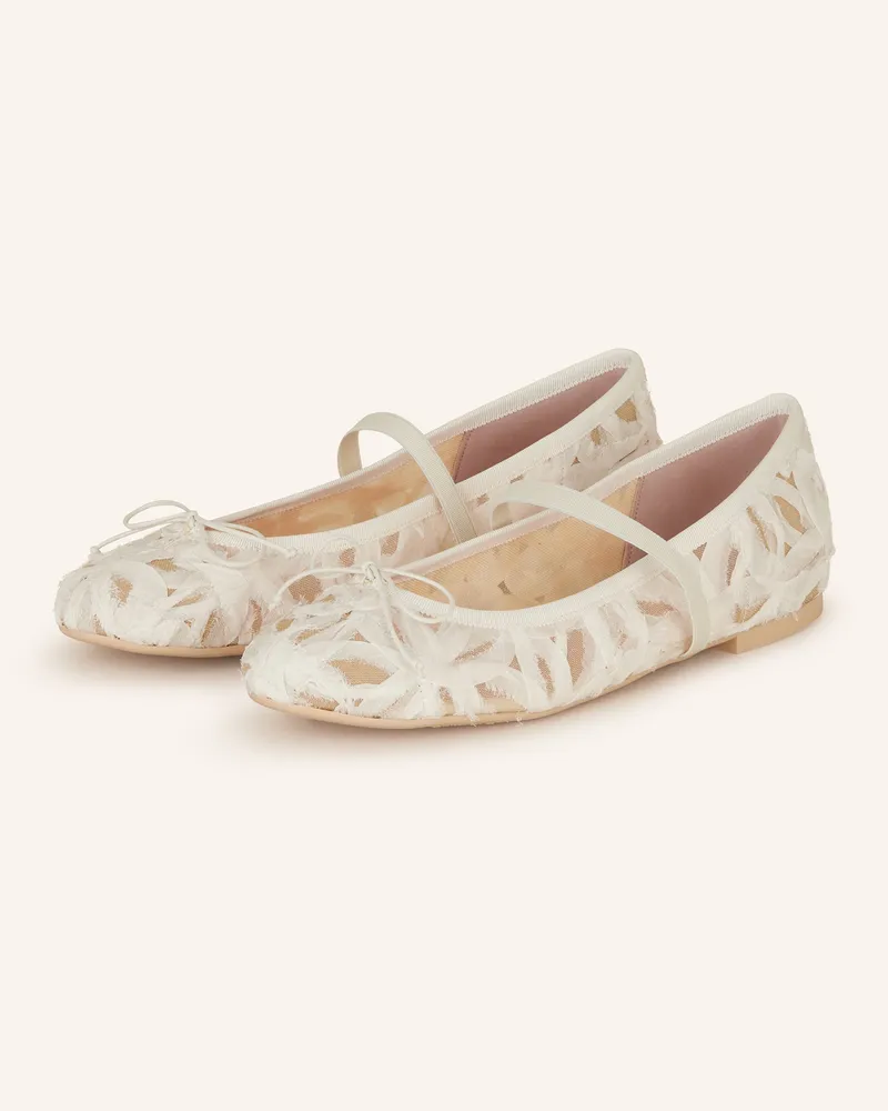Pretty Ballerinas Mary-Jane-Ballerinas PERLA Ecru