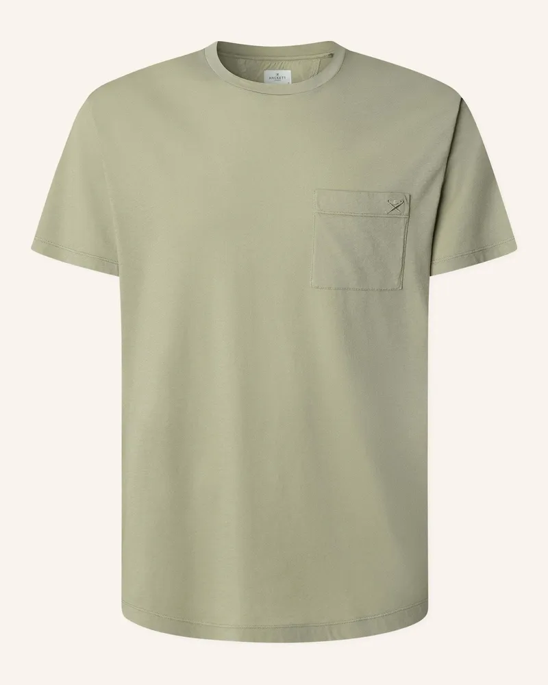 Hackett T-Shirt GMD POCKET TEE Grün