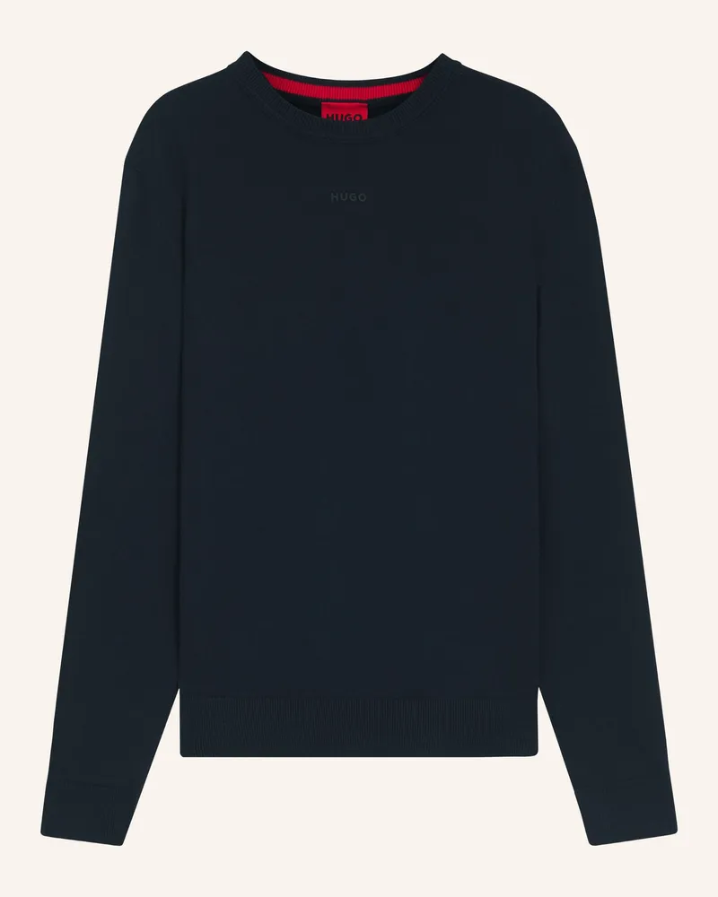 HUGO BOSS Pullover SAN CASSIUS Dunkelblau