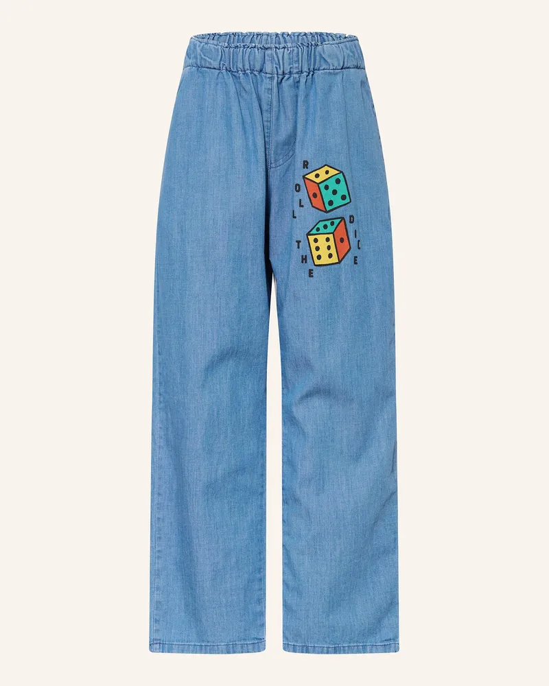 BOBO CHOSES Hose in Jeansoptik Hellblau