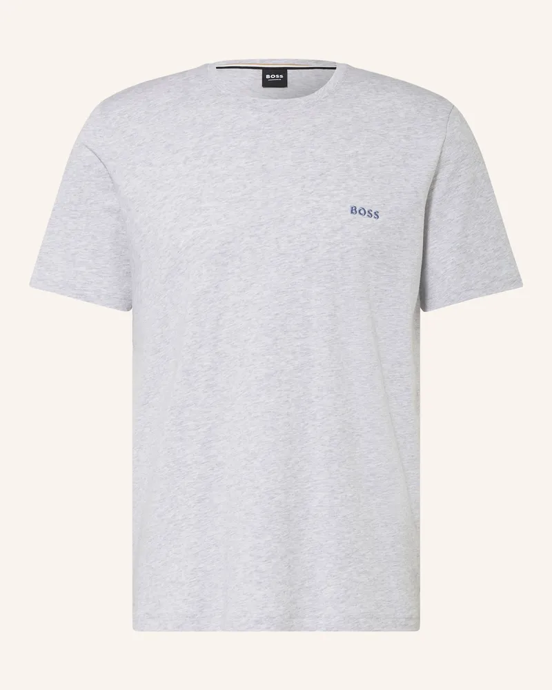 HUGO BOSS Schlafshirt Mix&Match grau Hellgrau