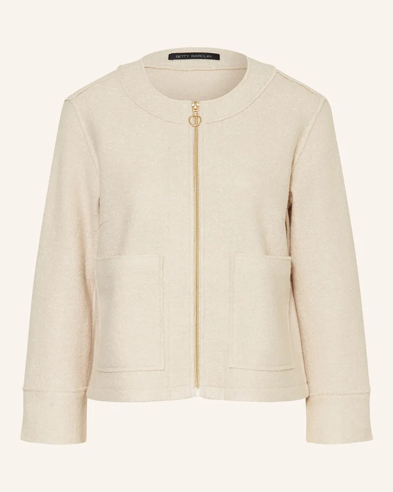 Betty Barclay Jacke mit 3/4-Arm Beige