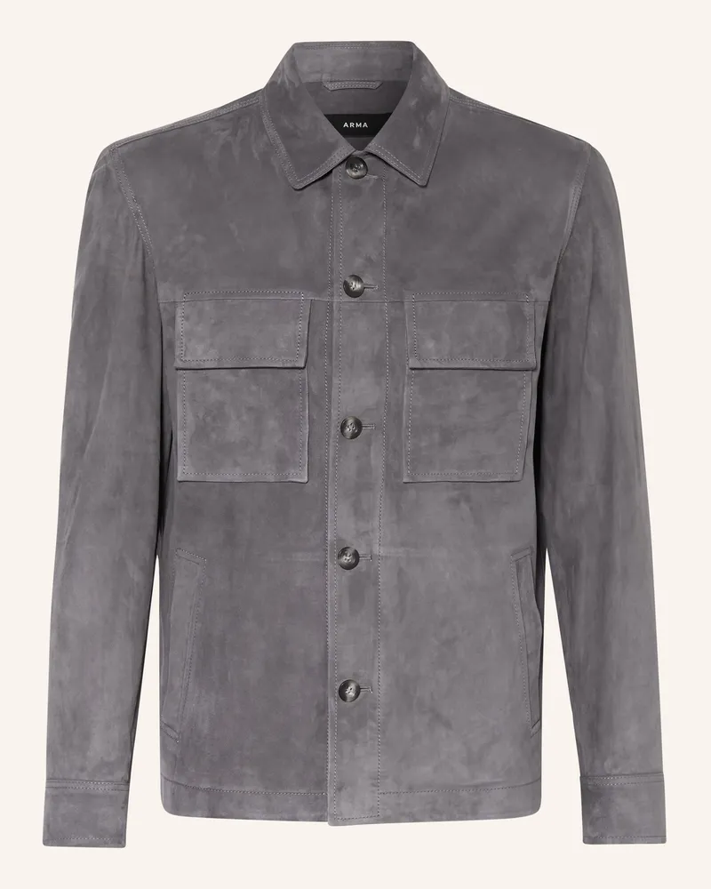 Arma Lederjacke Mex grau Grau