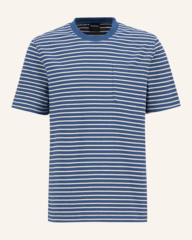 Barbour T-Shirt Frensham blau Dunkelblau