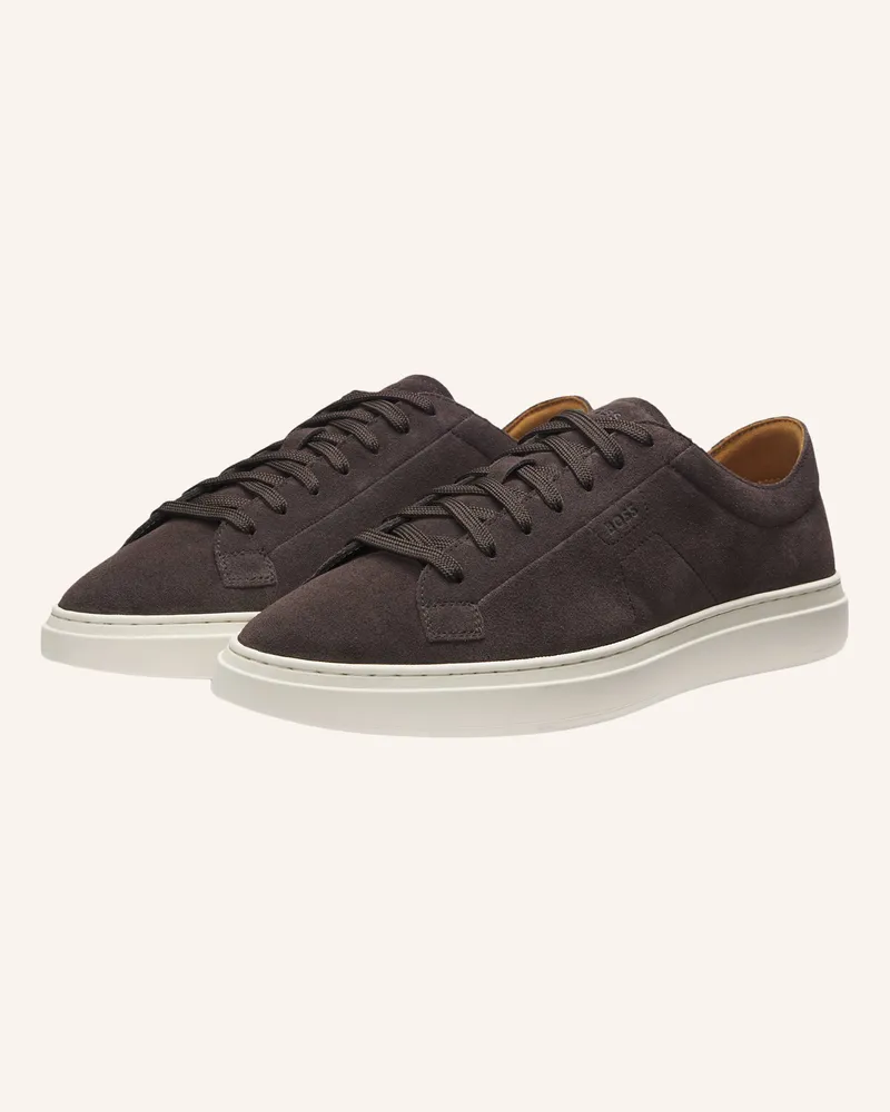 HUGO BOSS Sneaker Kieran_Tenn_Wcsd braun Dunkelbraun