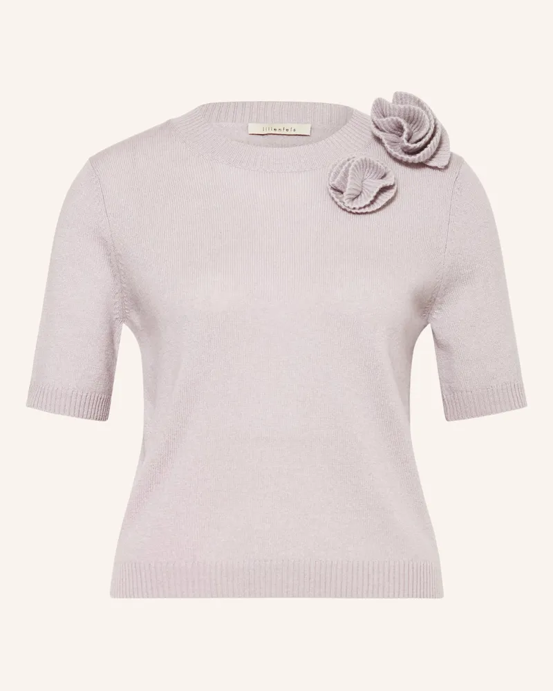 lilienfels Strickshirt mit Cashmere Hellgrau