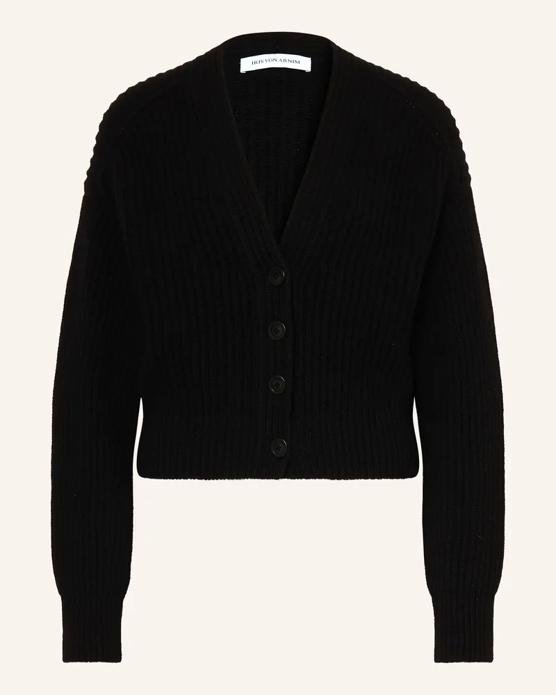 Iris von Arnim Strickjacke Palora Aus Cashmere schwarz Schwarz