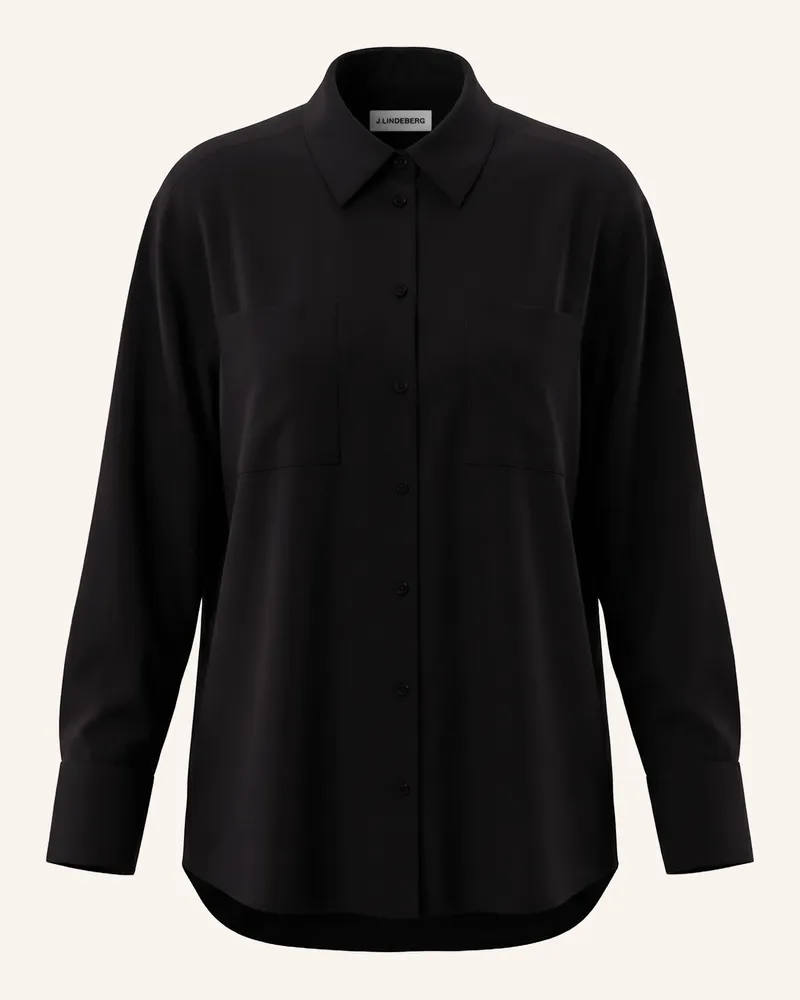 J.Lindeberg Hemd schwarz Schwarz