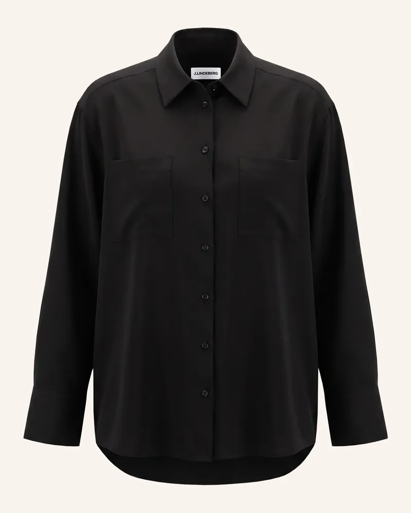 J.Lindeberg Hemd schwarz Schwarz