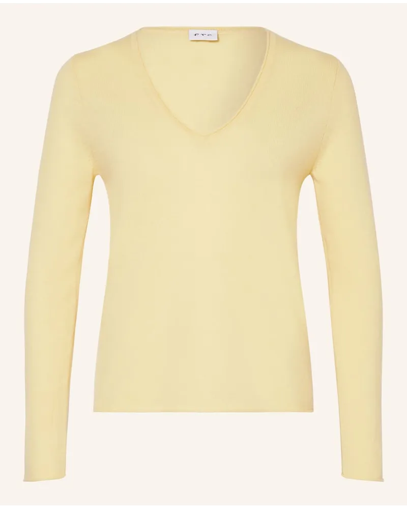 FTC Cashmere Cashmere-Pullover Gelb