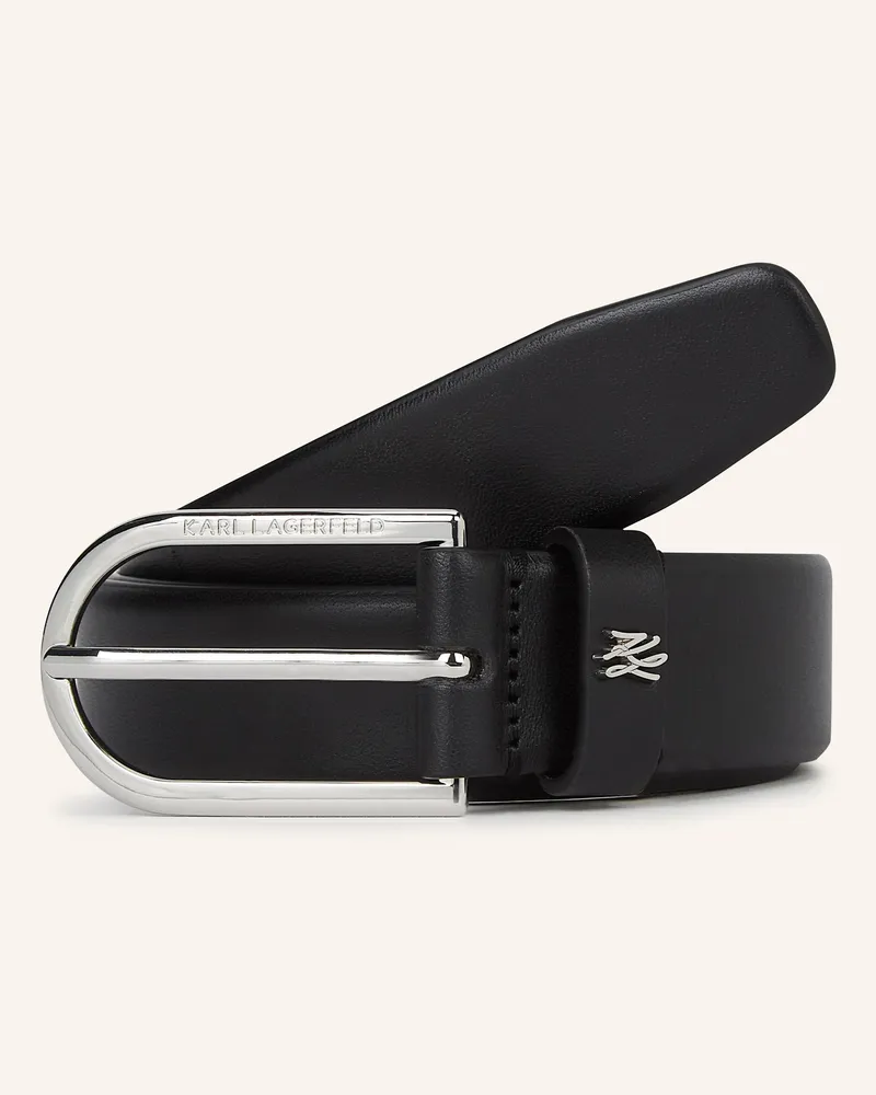 Karl Lagerfeld Gürtel schwarz Schwarz