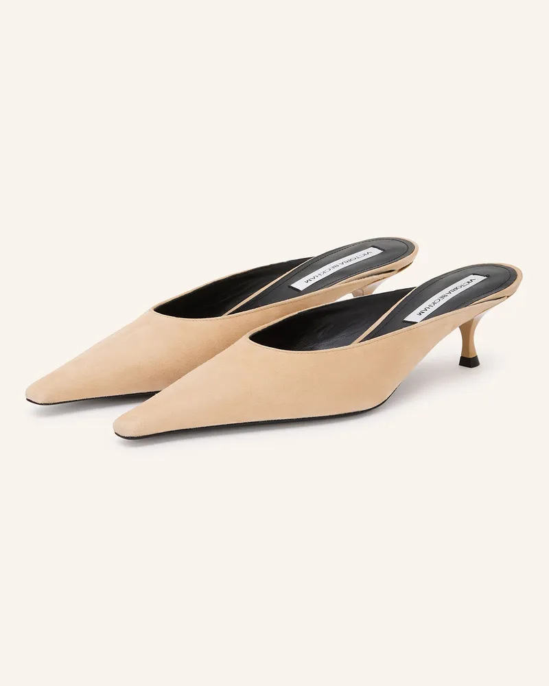 Victoria Beckham Mules Beige