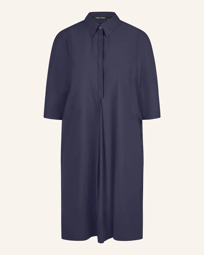 MARC AUREL Jerseykleid mit 3/4-Arm Dunkelblau
