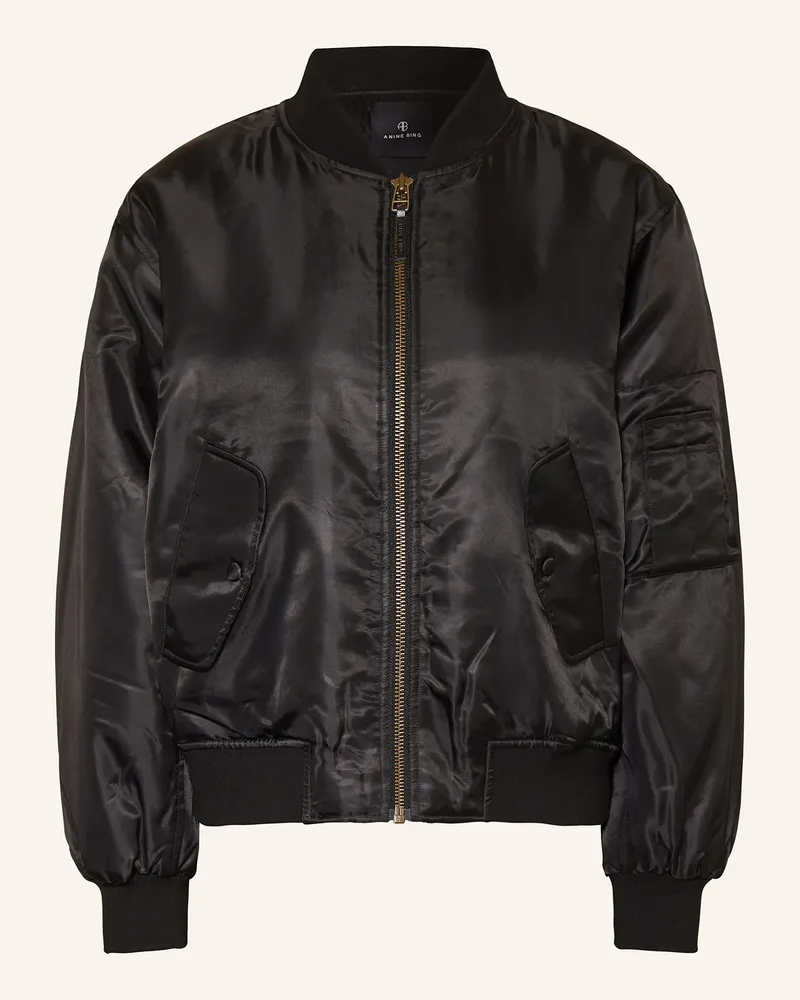 Anine Bing Blouson Leon schwarz Schwarz