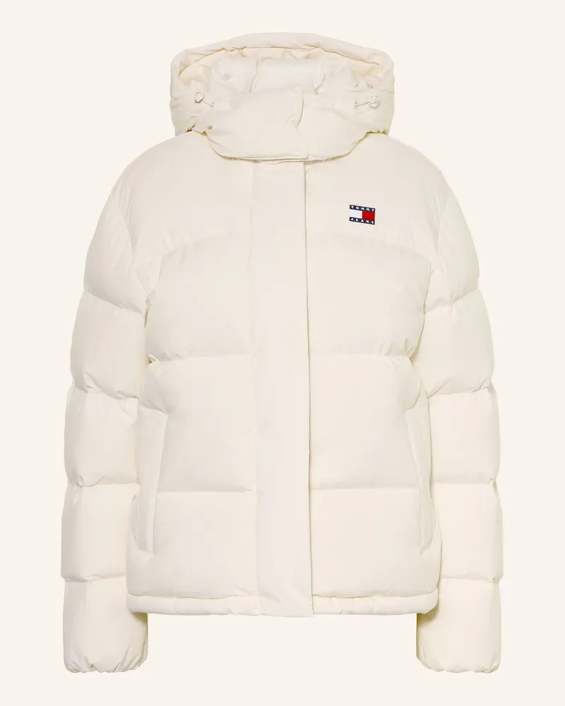 Tommy Hilfiger Daunenjacke Mit Abnehmbarer Kapuze weiss Weiss