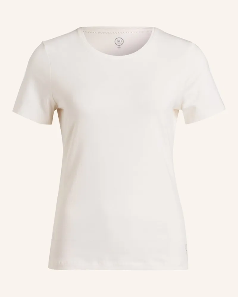 Boviva T-Shirt mit Schmucksteinen Ecru